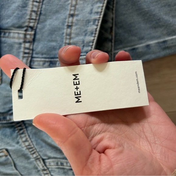 Me + em nwt jeans size 29 Wide-Leg Light Blue Jeans - Picture 7 of 9